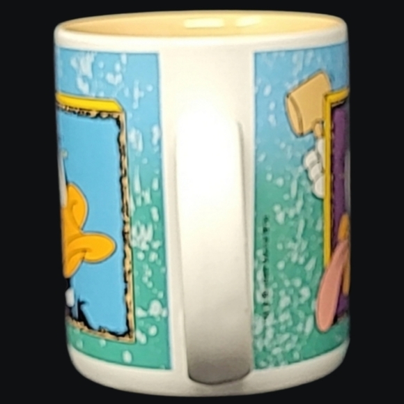 VINTAGE 1994 WARNER BROS. 1994 SIX FLAGS THEME PARKS DAFFY DUCK COFFEE MUG - Picture 4 of 13
